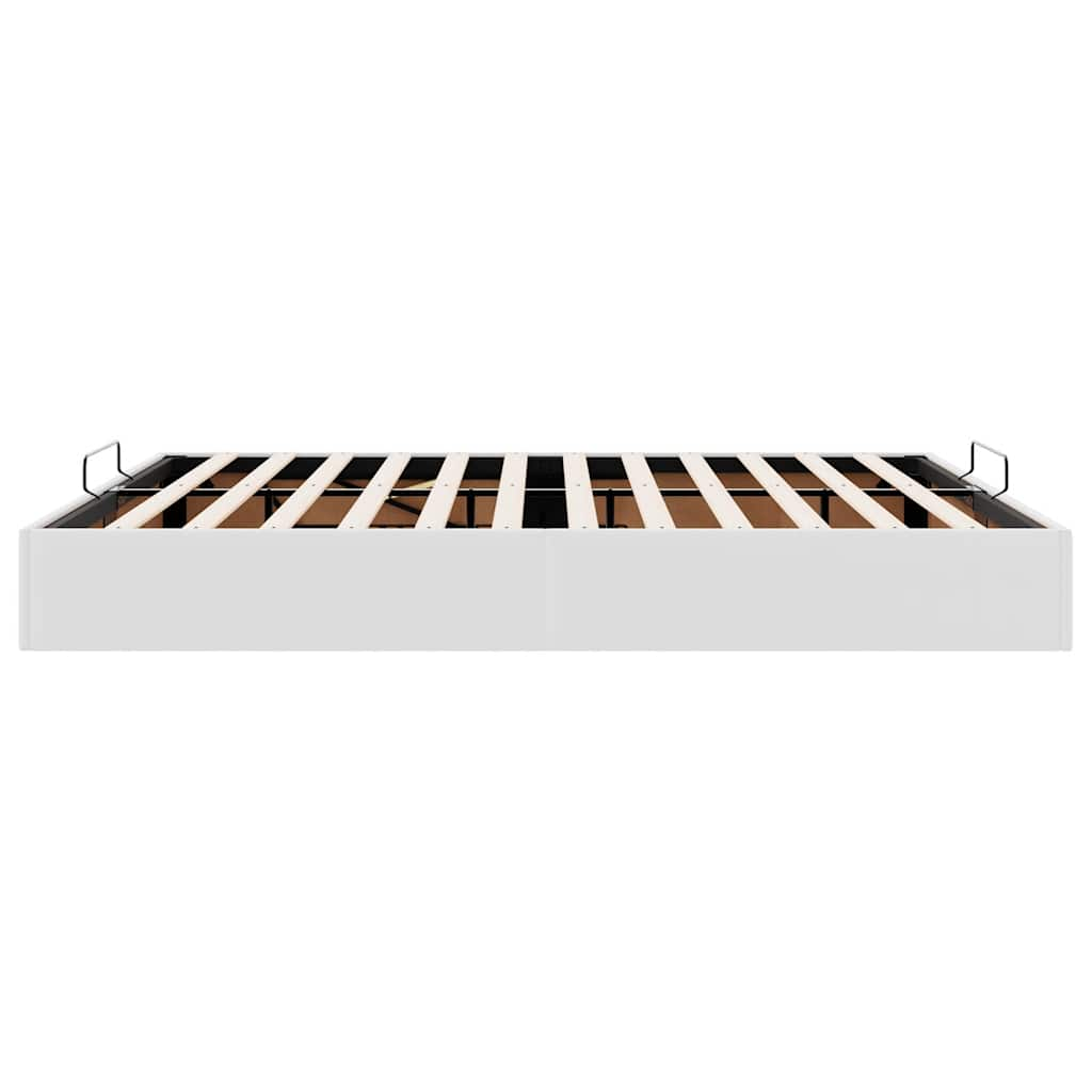 vidaXL Estructura de cama otomana sin colchón blanco 160x200cm