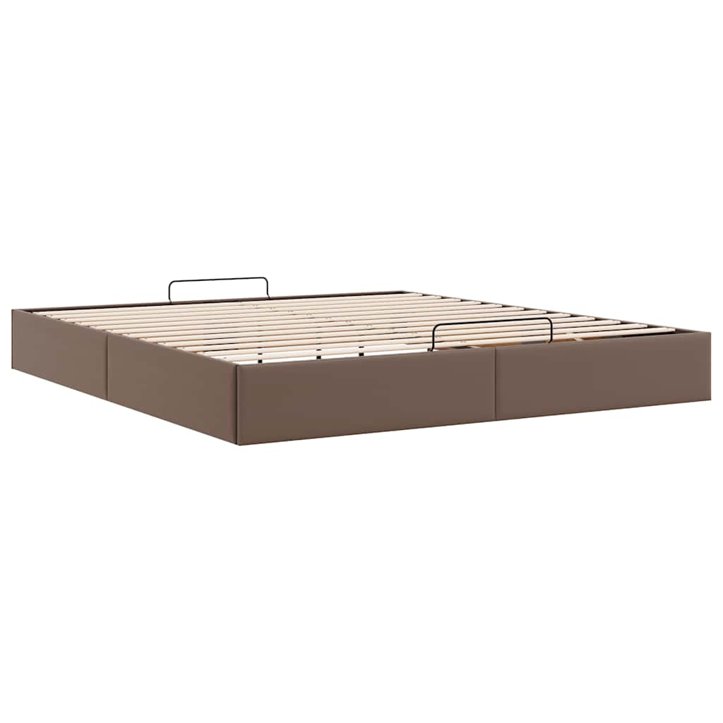 vidaXL Estructura de cama otomana sin colchón marrón 160x200cm