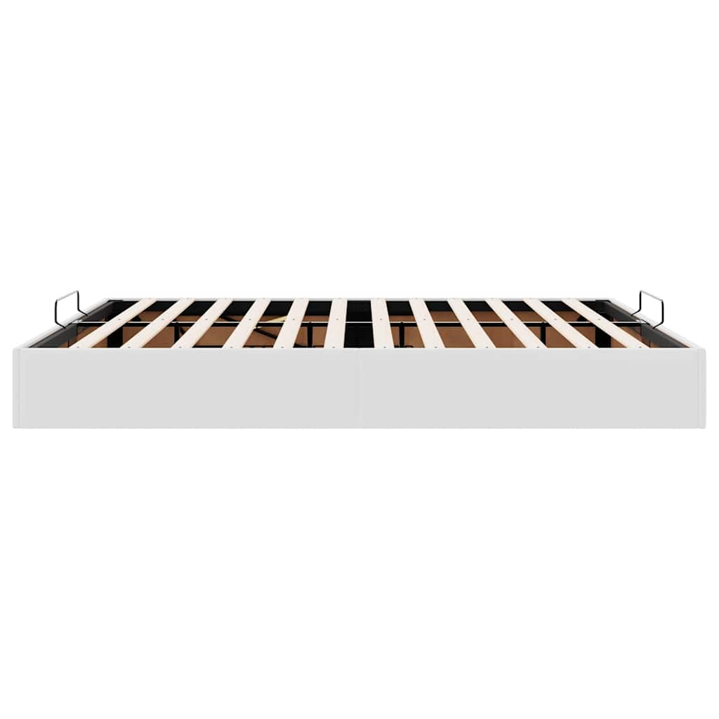 vidaXL Estructura de cama otomana sin colchón blanco 200x200cm