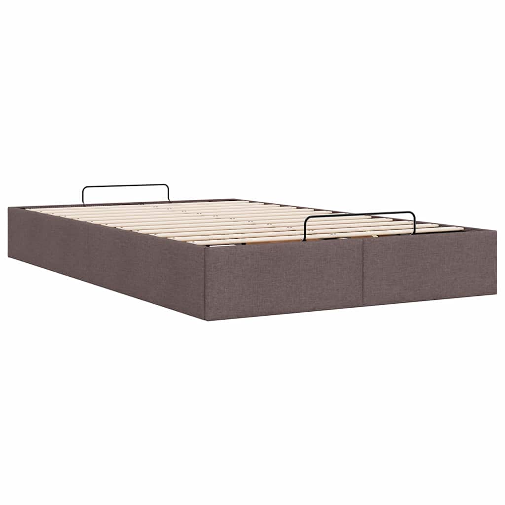 vidaXL Estructura de cama otomana sin colchón marrón oscuro 120x190cm