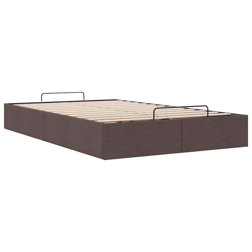 vidaXL Estructura cama otomana sin colchón marrón oscuro 120x200cm