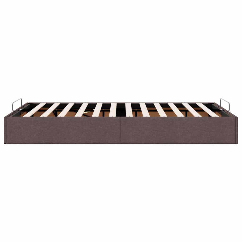 vidaXL Estructura cama otomana sin colchón marrón oscuro 120x200cm