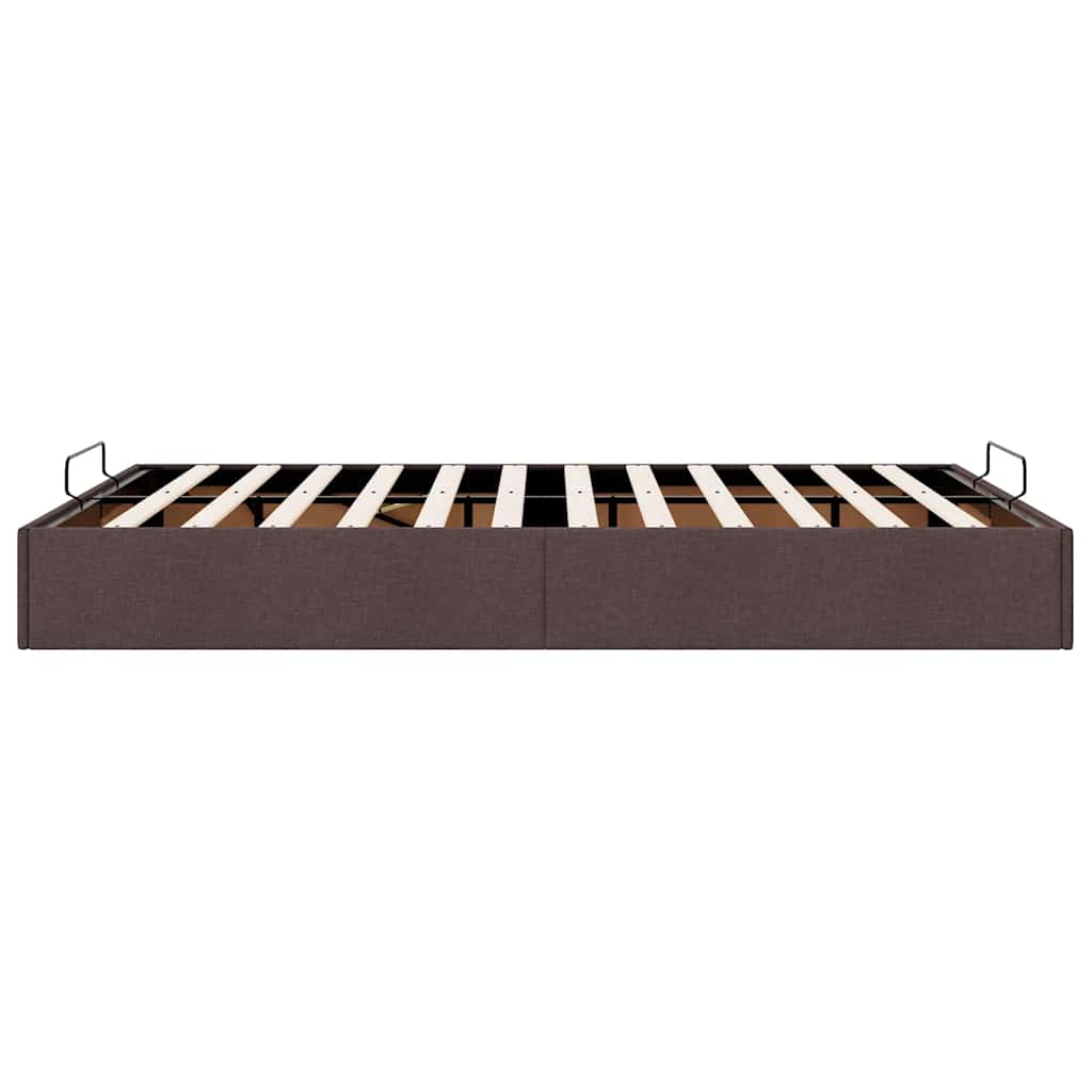 vidaXL Estructura cama otomana sin colchón marrón oscuro 140x200cm