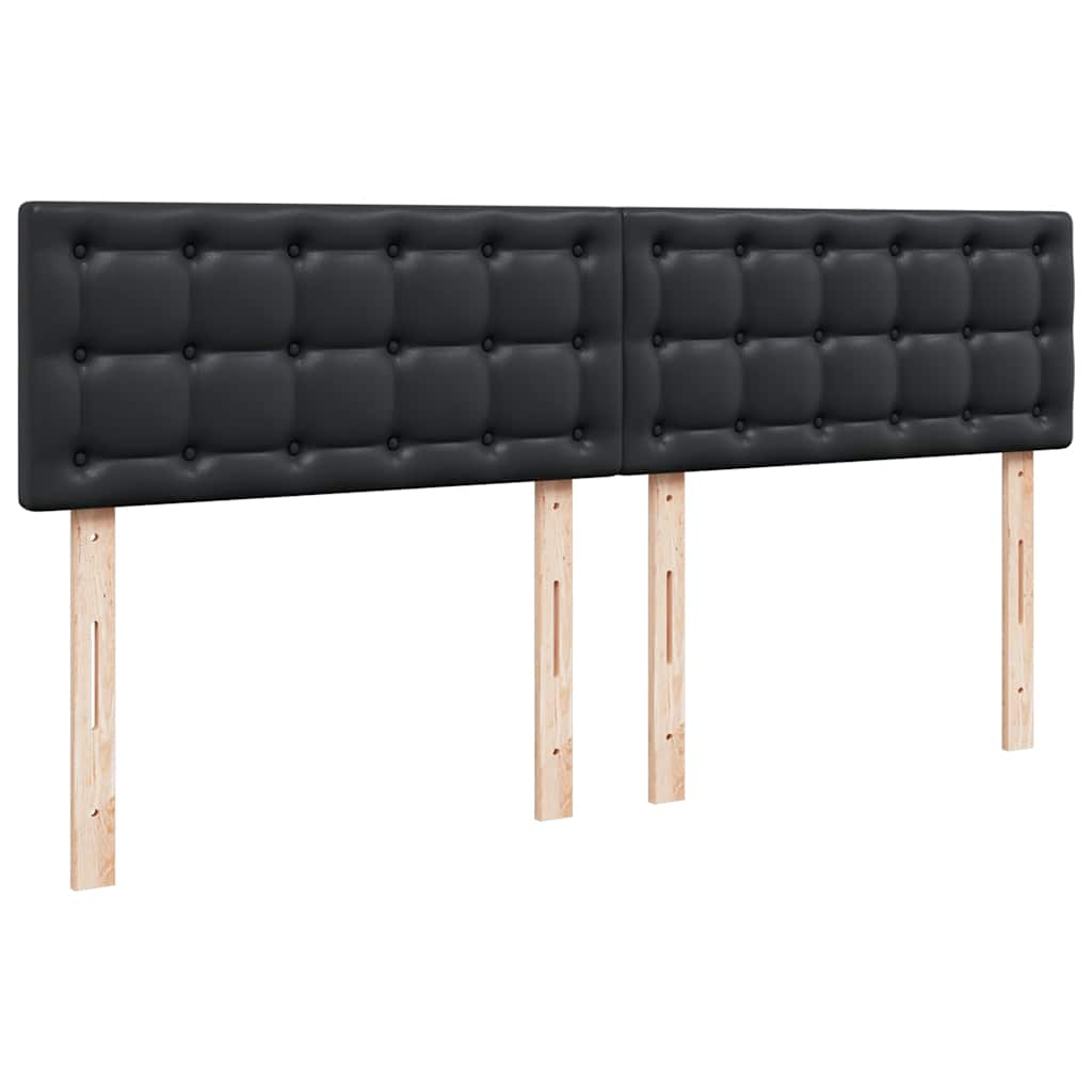 vidaXL Estructura cama otomana colchón cuero sintético negro 160x200cm