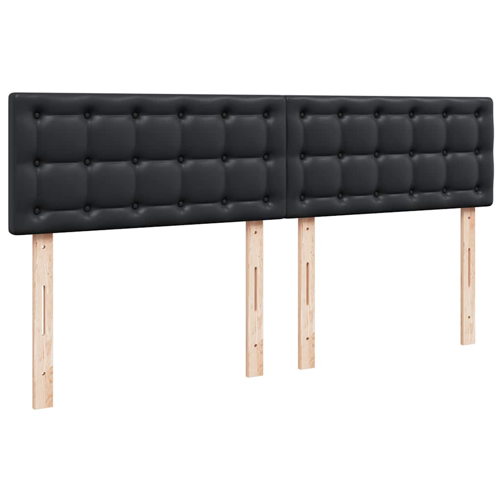 vidaXL Estructura cama otomana colchón cuero sintético negro 180x200cm