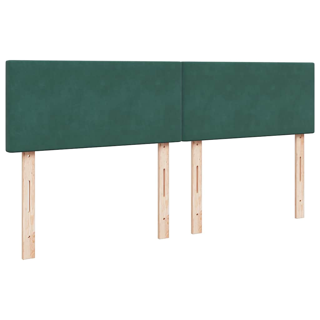 vidaXL Estructura de cama otomana con colchón verde oscuro 180x200 cm