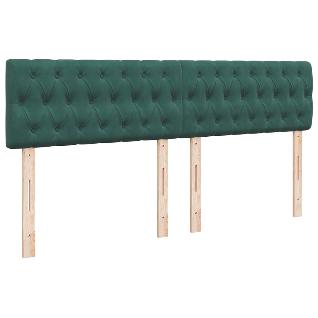 vidaXL Estructura de cama otomana con colchón verde oscuro 180x200 cm