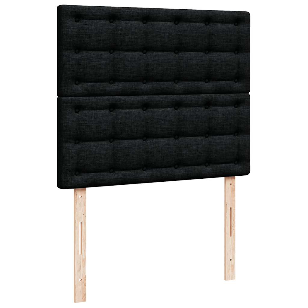 vidaXL Estructura cama otomana colchón cuero sintético negro 120x200cm