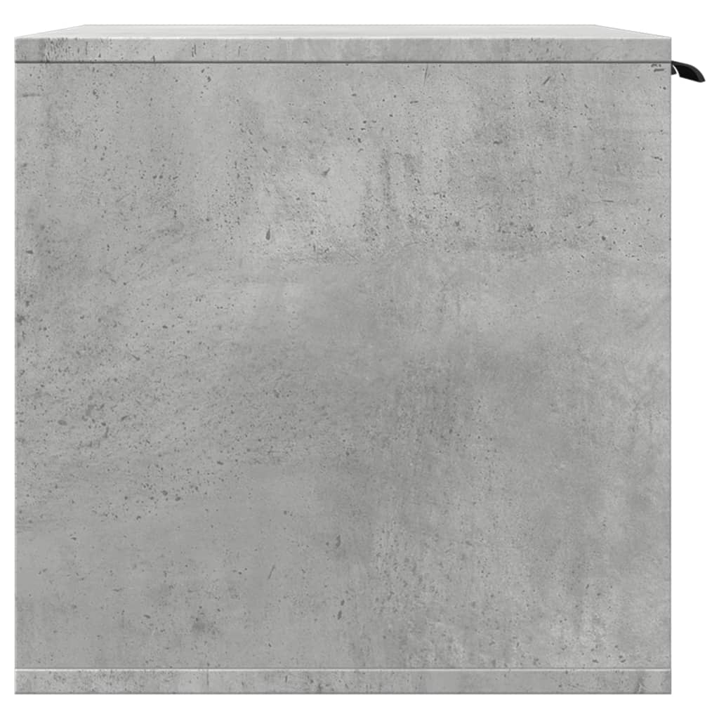 vidaXL Mueble arenero para gatos madera gris hormigón 60x40x40 cm