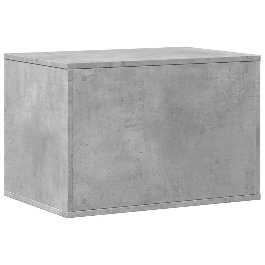 vidaXL Mueble arenero para gatos madera gris hormigón 60x40x40 cm