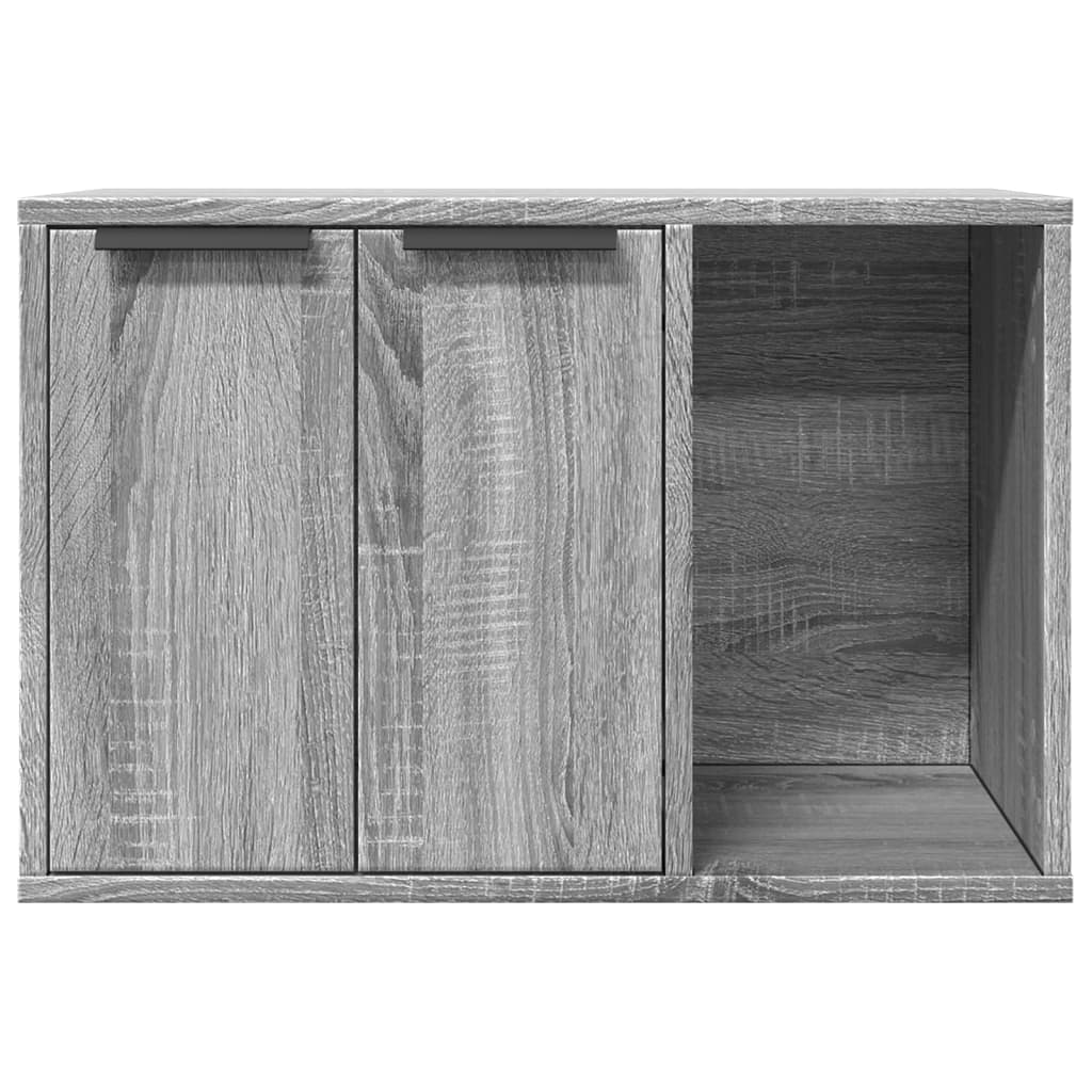 vidaXL Mueble arenero para gatos madera gris Sonoma 60x40x40 cm