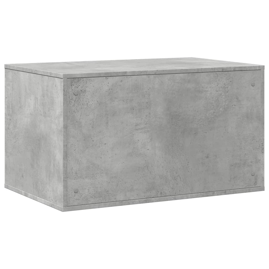 vidaXL Mueble arenero para gatos madera gris hormigón 80x50x45 cm