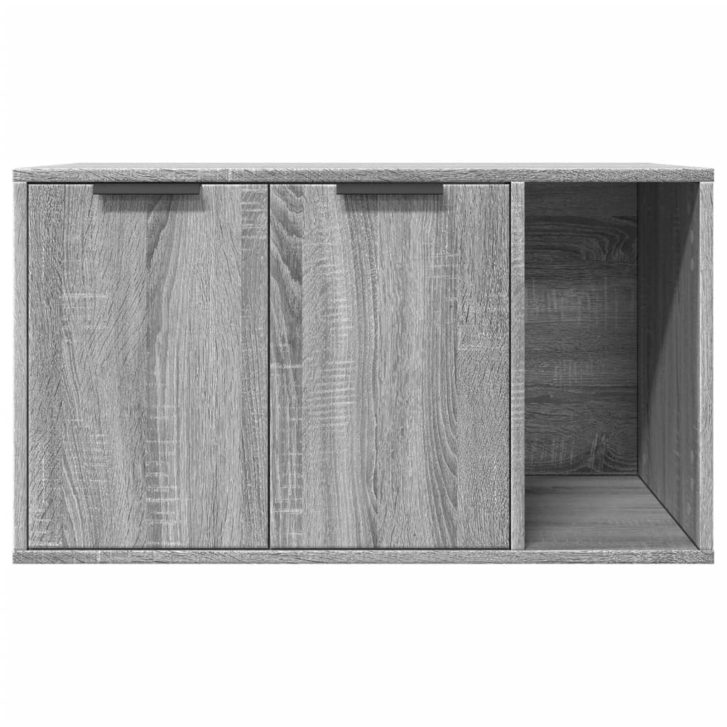 vidaXL Mueble arenero para gatos madera gris Sonoma 80x50x45 cm