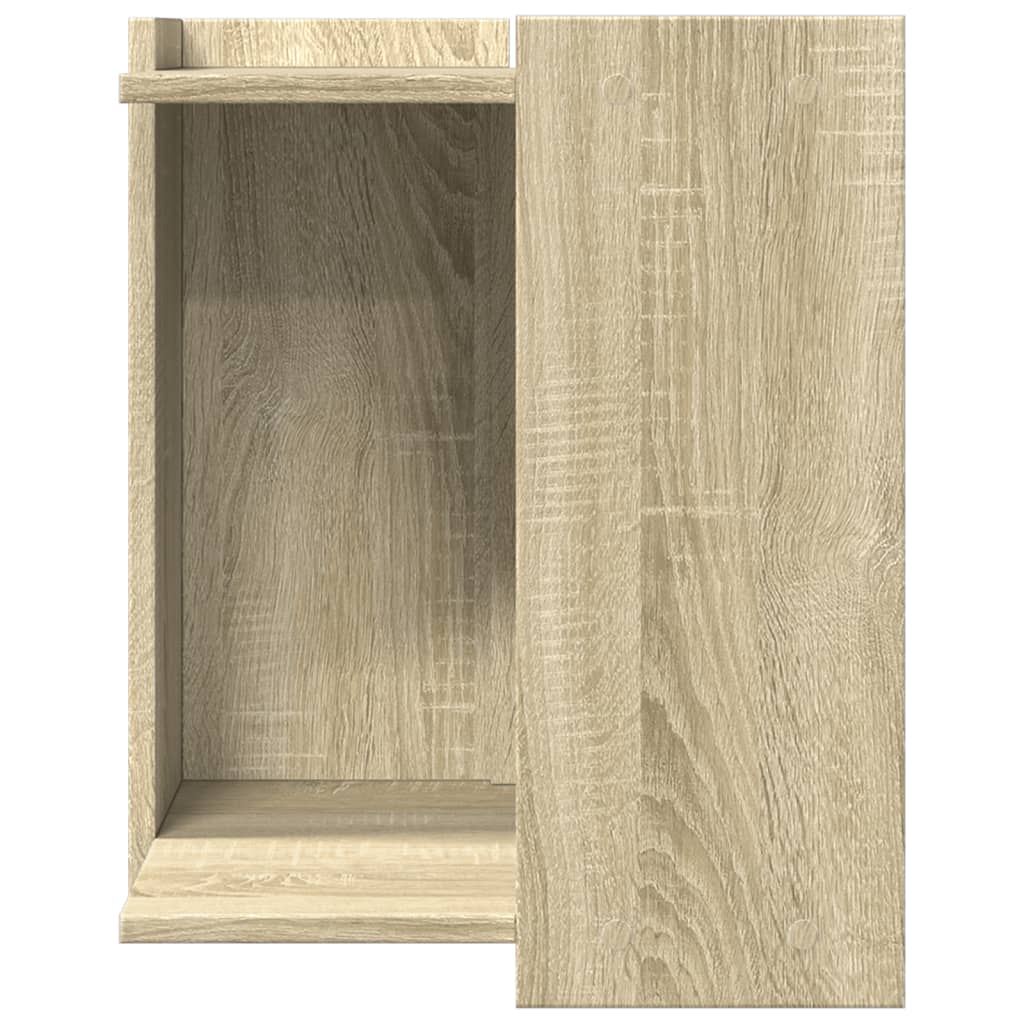 vidaXL Mueble arenero para gatos madera roble Sonoma 42x42x51 cm