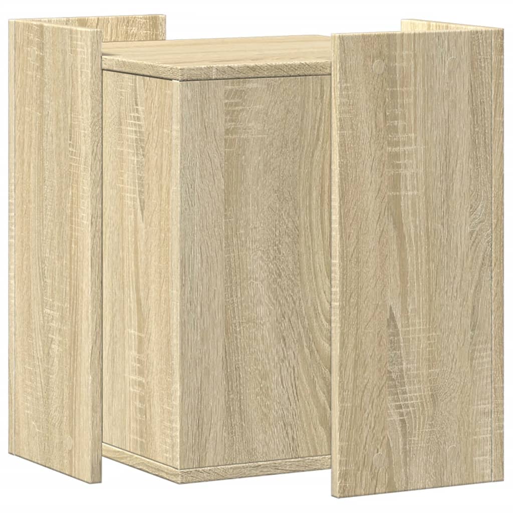 vidaXL Mueble arenero para gatos madera roble Sonoma 42x42x51 cm