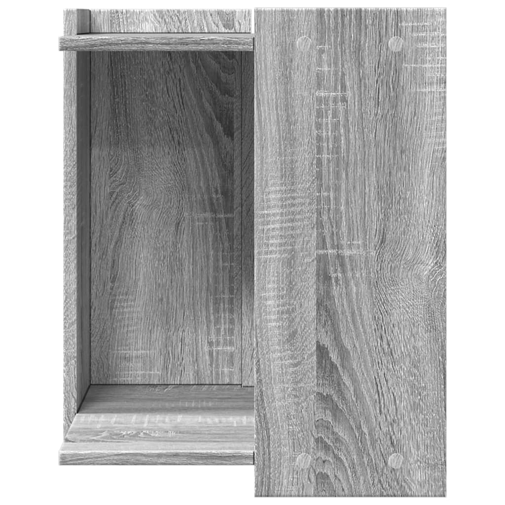 vidaXL Mueble arenero para gatos madera gris Sonoma 42x42x51 cm