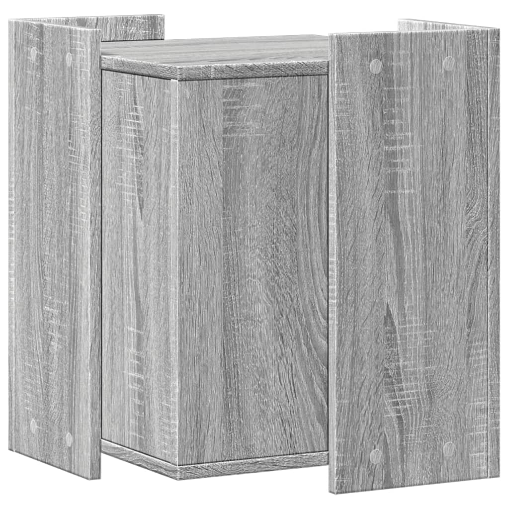 vidaXL Mueble arenero para gatos madera gris Sonoma 42x42x51 cm