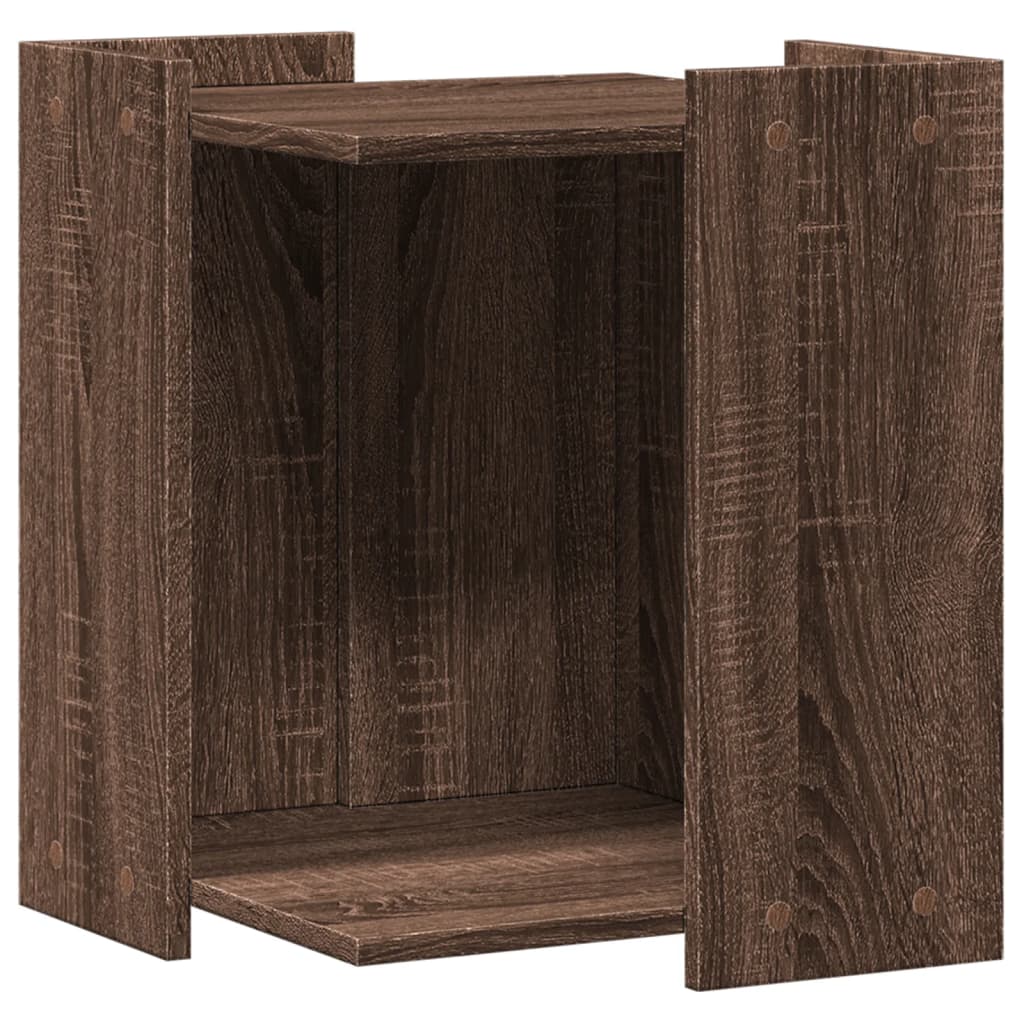 vidaXL Mueble arenero para gatos madera marrón roble 42x42x51 cm