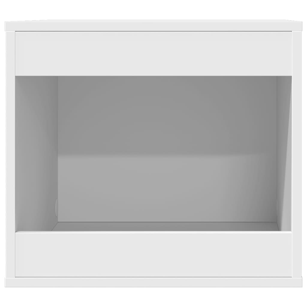 vidaXL Mueble arenero para gatos madera ingeniería blanco 47x59x42 cm