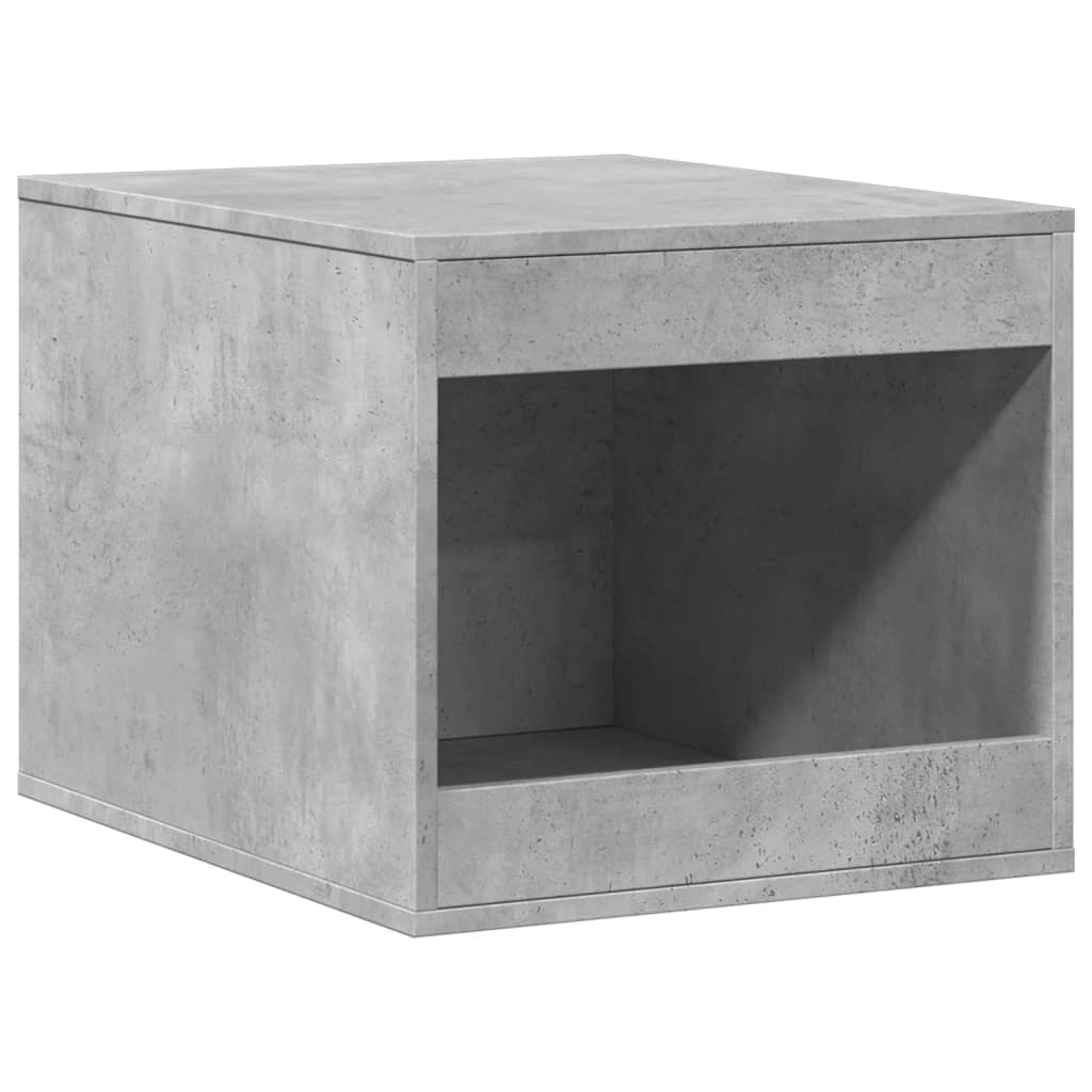 vidaXL Mueble arenero de gatos madera gris hormigón 47x59x42 cm