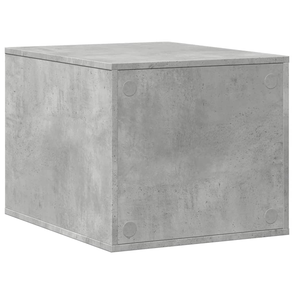 vidaXL Mueble arenero de gatos madera gris hormigón 47x59x42 cm