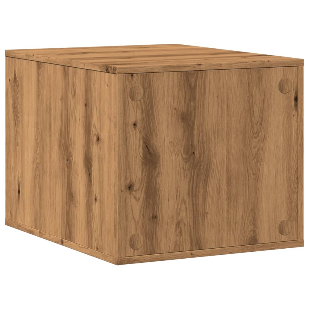 vidaXL Mueble arenero para gatos madera roble artisian 47x59x42 cm