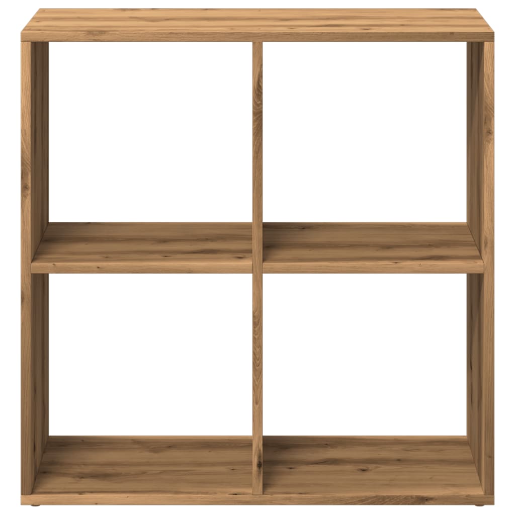 vidaXL Librería divisora madera roble artisan 69,5x29x69,5 cm