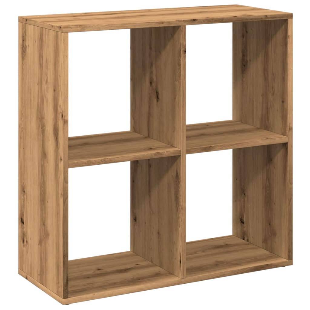 vidaXL Librería divisora madera roble artisan 69,5x29x69,5 cm