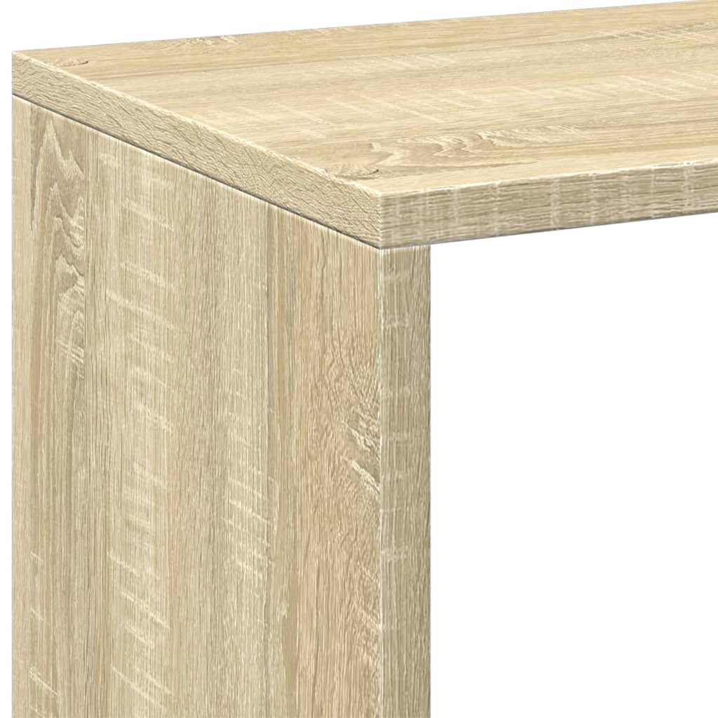 vidaXL Librería divisor madera ingeniería roble Sonoma 69,5x29x103,5cm