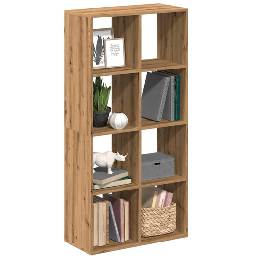 vidaXL Librería divisora madera roble artisan 69,5x29x137,5 cm