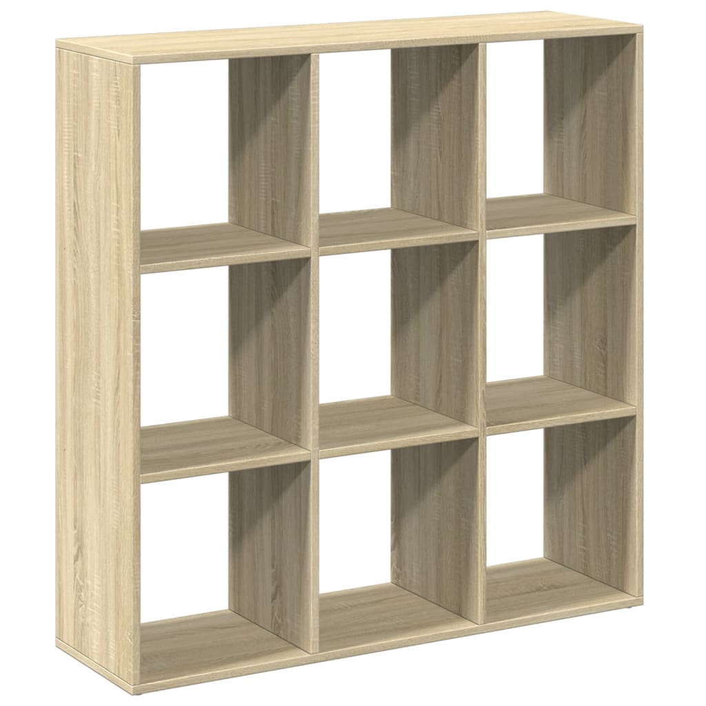 vidaXL Librería divisor madera ingeniería roble Sonoma 102x29x103,5 cm