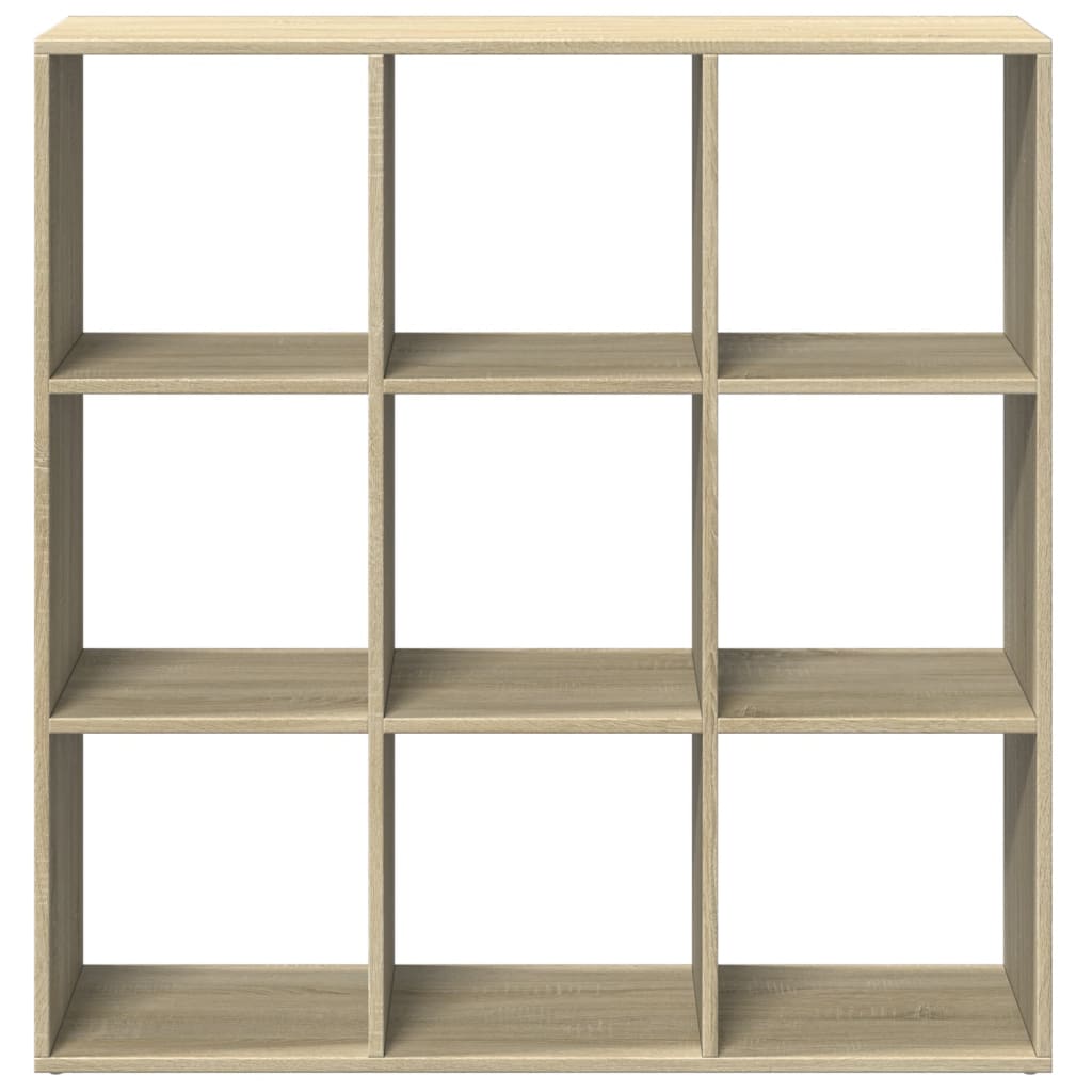 vidaXL Librería divisor madera ingeniería roble Sonoma 102x29x103,5 cm