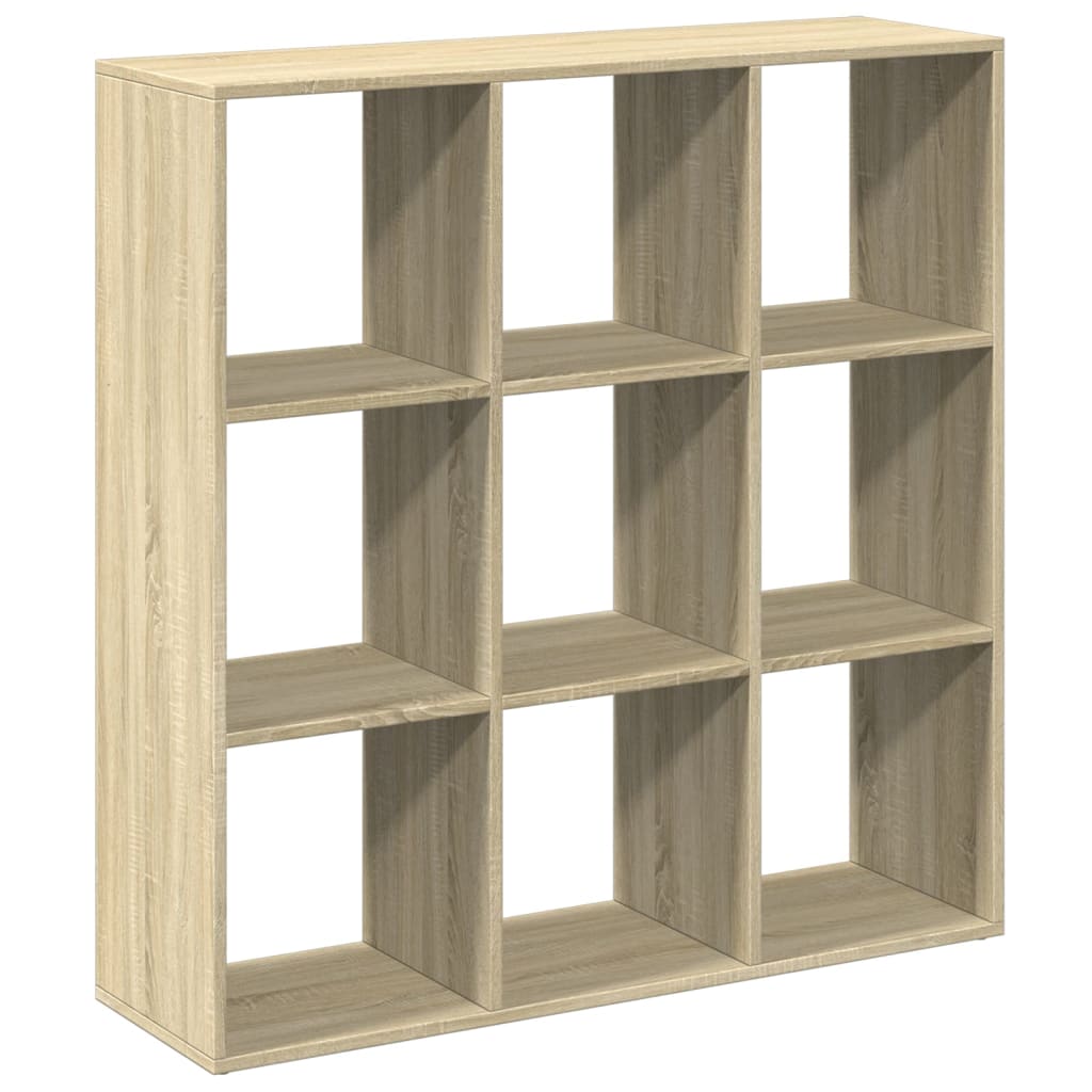 vidaXL Librería divisor madera ingeniería roble Sonoma 102x29x103,5 cm