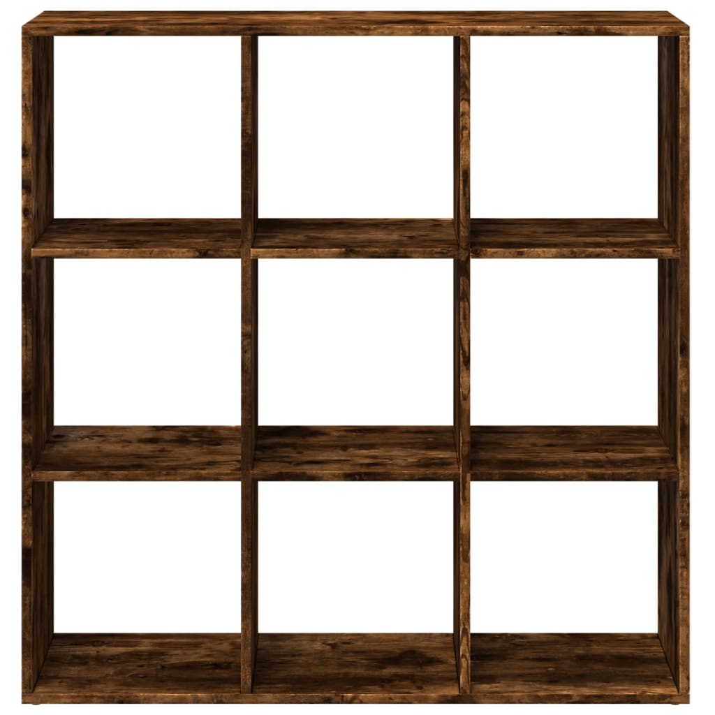 vidaXL Librería divisora madera roble ahumado 102x29x103,5 cm