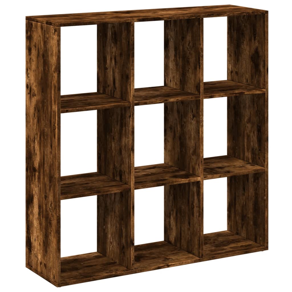 vidaXL Librería divisora madera roble ahumado 102x29x103,5 cm