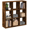 vidaXL Librería divisora madera roble ahumado 102x29x103,5 cm