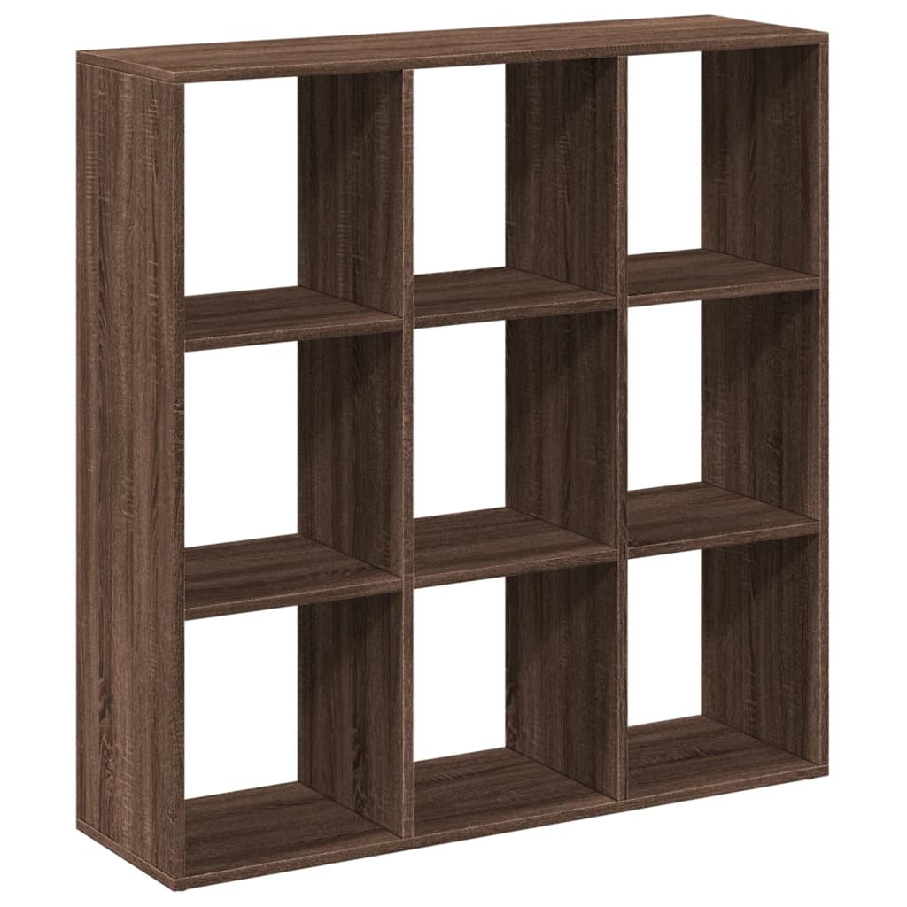 vidaXL Librería divisora madera marrón roble 102x29x103,5 cm