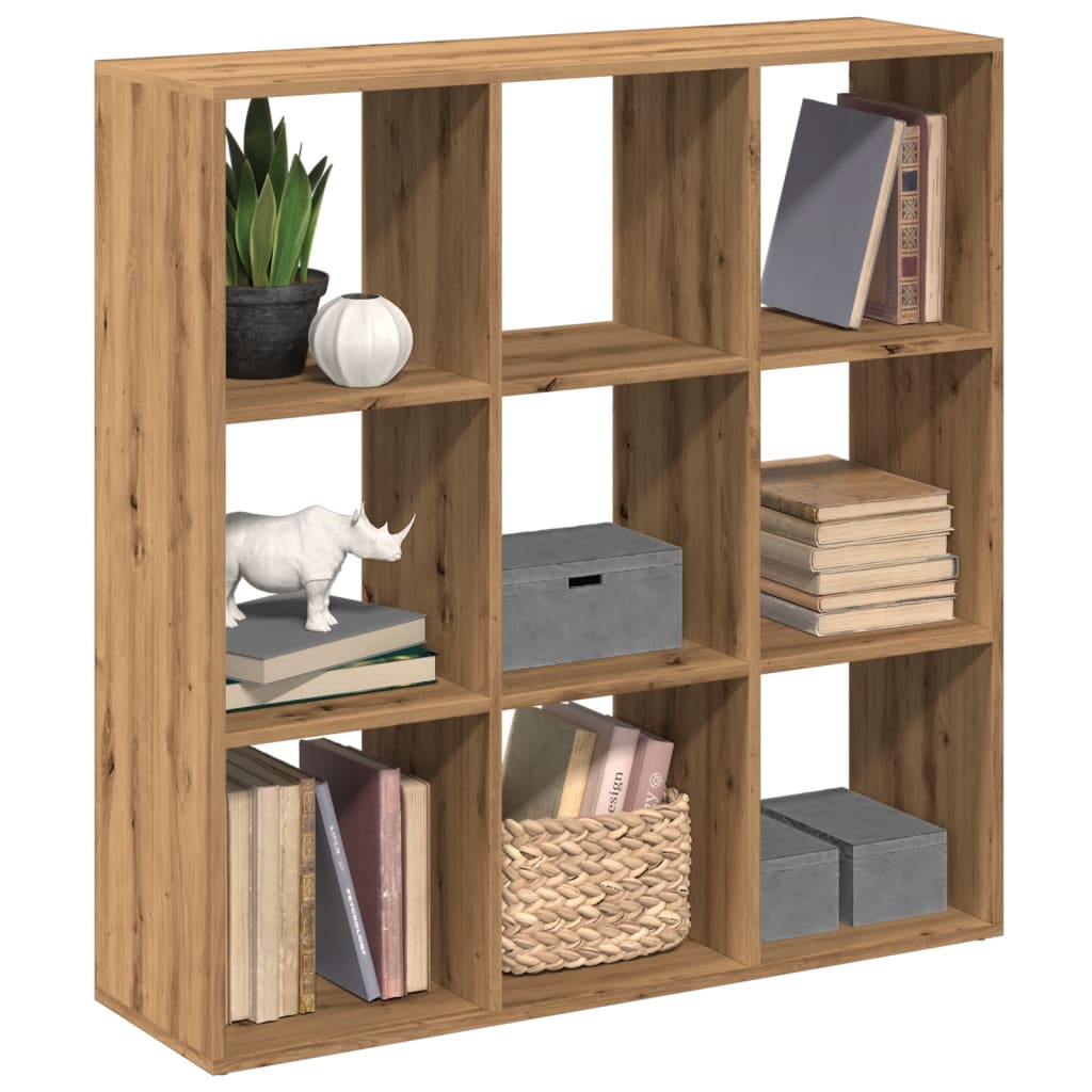 vidaXL Librería divisora madera roble artisan 102x29x103,5 cm