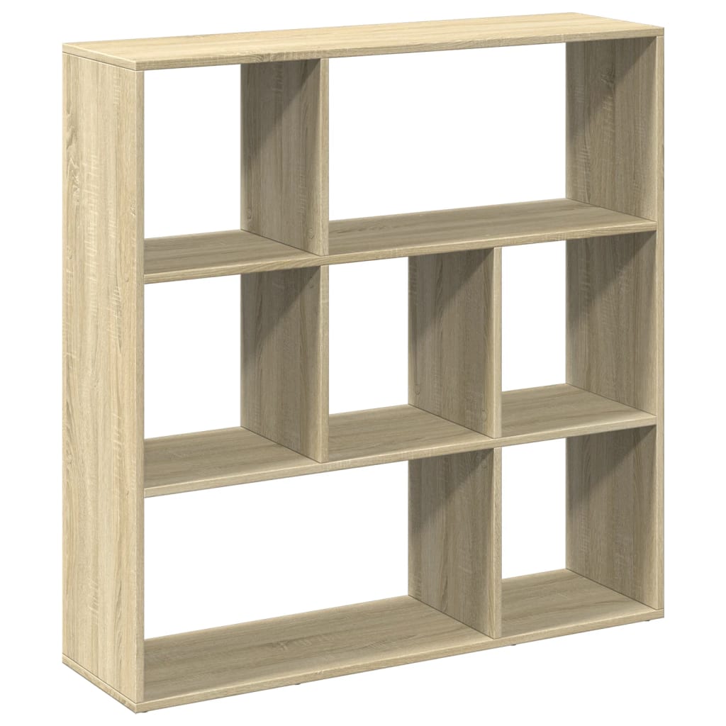 vidaXL Librería divisor madera ingeniería roble Sonoma 102x29x103,5 cm