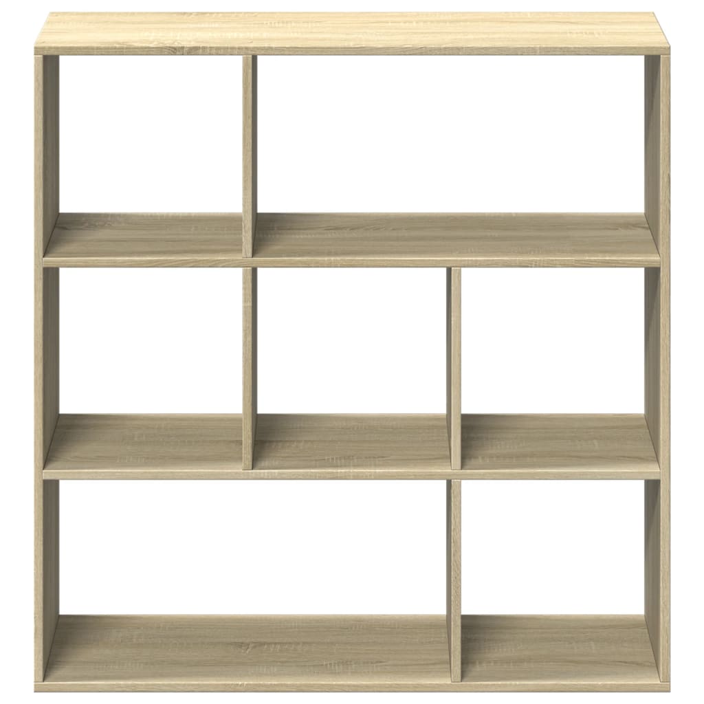 vidaXL Librería divisor madera ingeniería roble Sonoma 102x29x103,5 cm