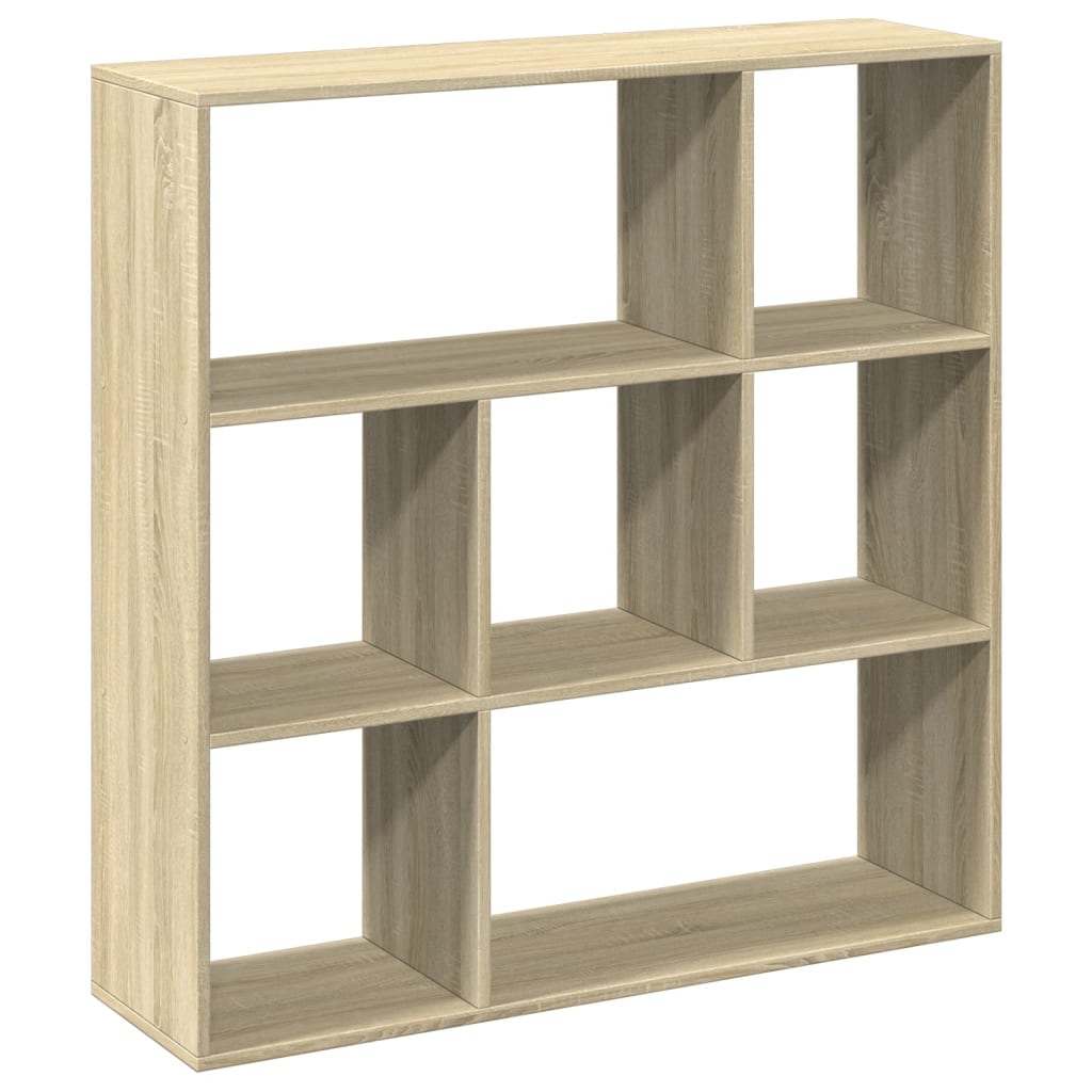 vidaXL Librería divisor madera ingeniería roble Sonoma 102x29x103,5 cm