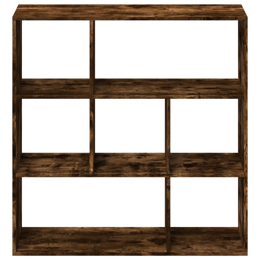 vidaXL Librería divisora madera roble ahumado 102x29x103,5 cm