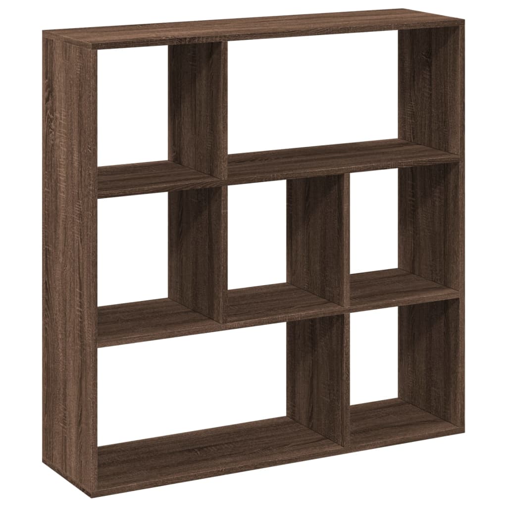 vidaXL Librería divisora madera marrón roble 102x29x103,5 cm