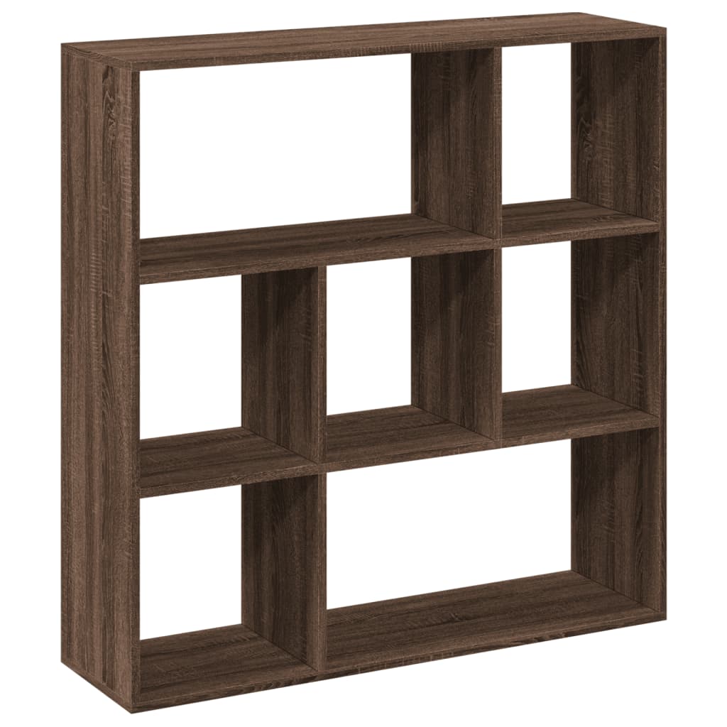 vidaXL Librería divisora madera marrón roble 102x29x103,5 cm