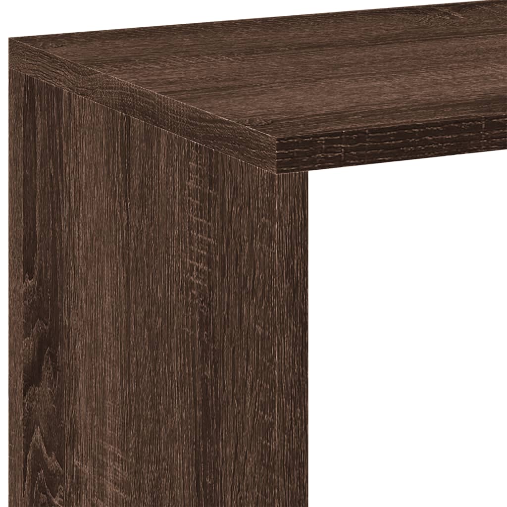 vidaXL Librería divisora madera marrón roble 102x29x103,5 cm