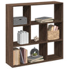 vidaXL Librería divisora madera marrón roble 102x29x103,5 cm