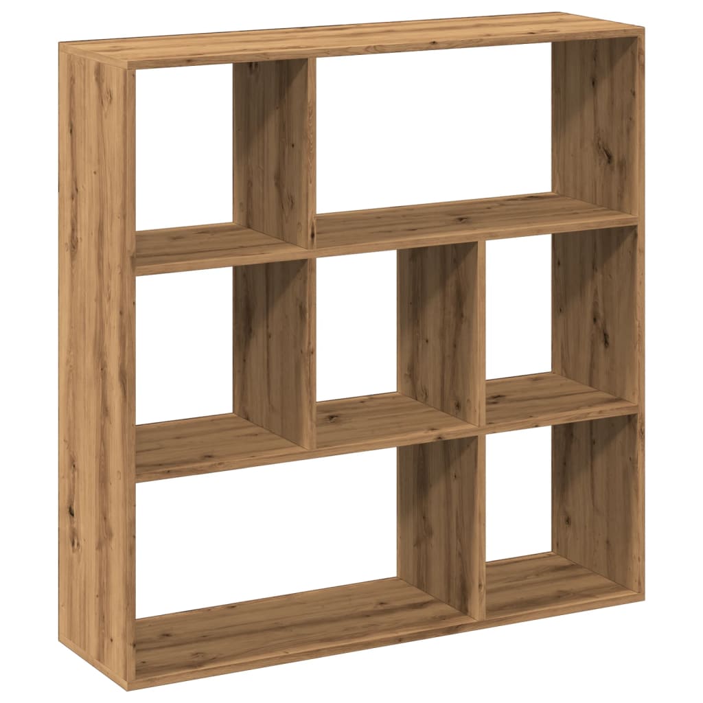 vidaXL Librería divisora madera roble artisan 102x29x103,5 cm