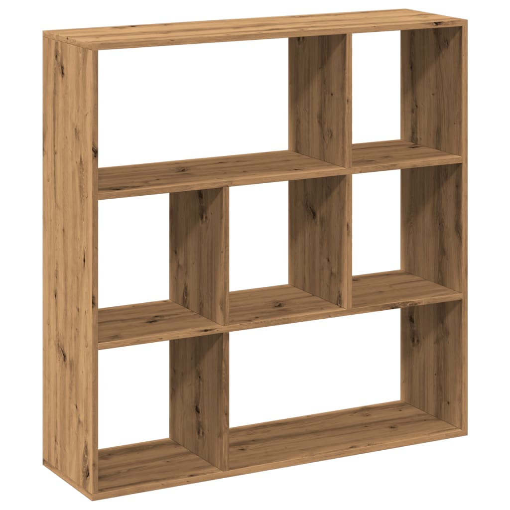 vidaXL Librería divisora madera roble artisan 102x29x103,5 cm