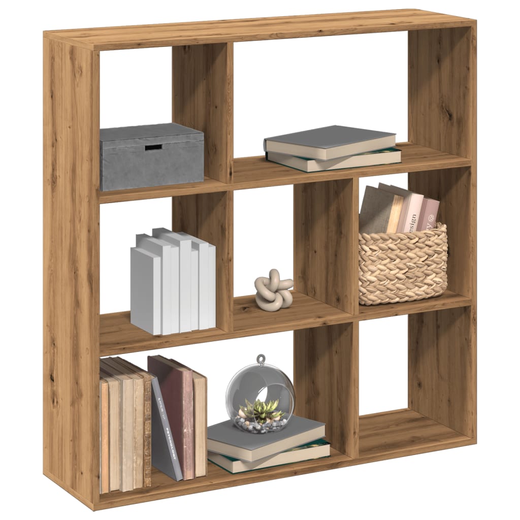 vidaXL Librería divisora madera roble artisan 102x29x103,5 cm