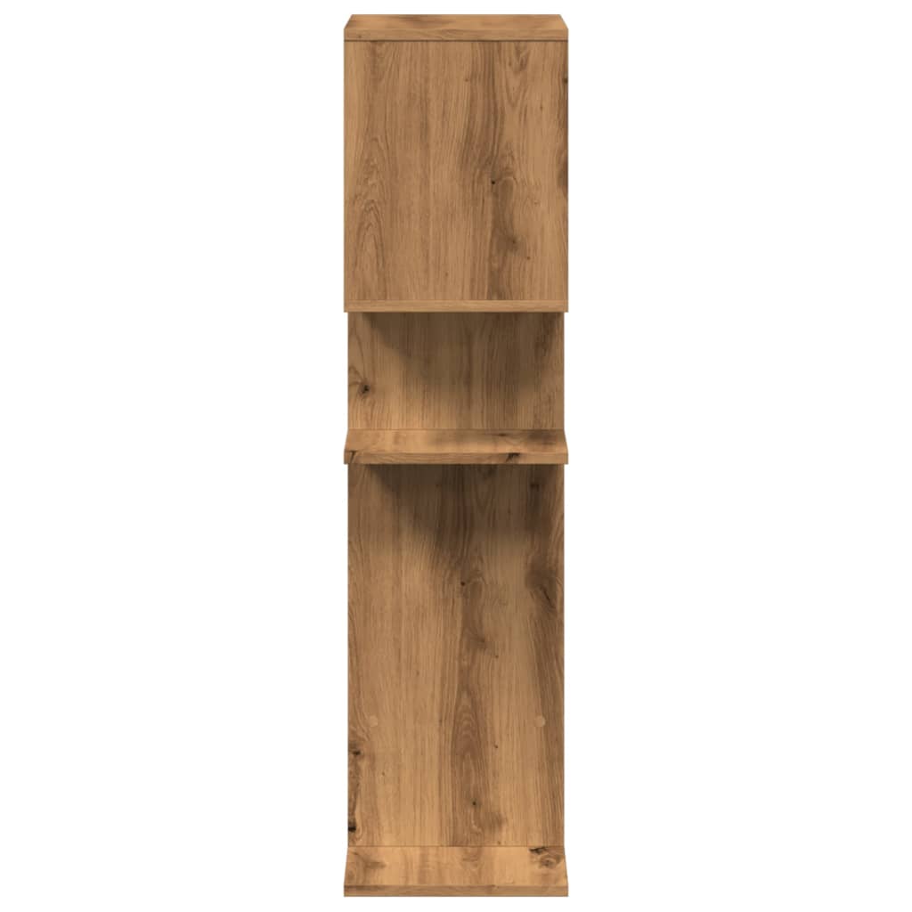 vidaXL Librería divisora madera ingeniería roble artisan 92x29x112 cm